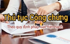 Thủ tục công chứng hợp đồng mua bán nhà