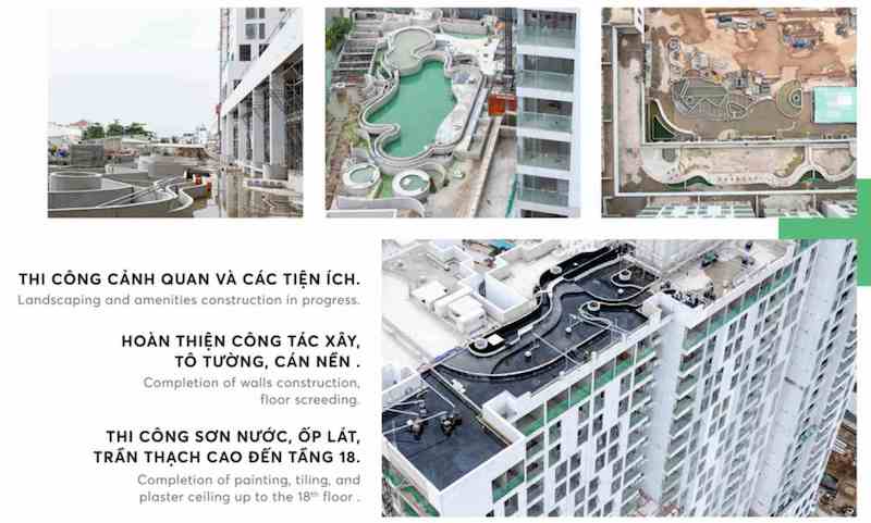 Hình ảnh tiến độ xây dựng Urban Green Thủ Đức