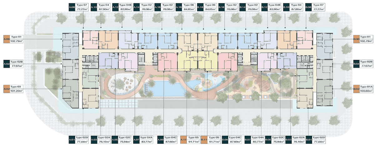 Mặt bằng Vũng Tàu Centre Point