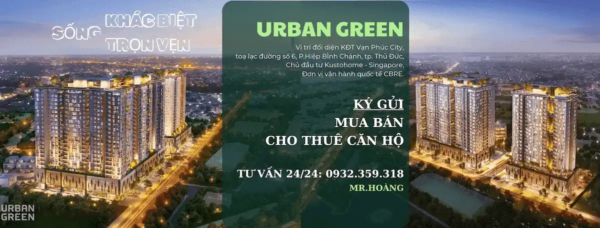 Căn hộ Urban Green Thủ Đức Kustohome